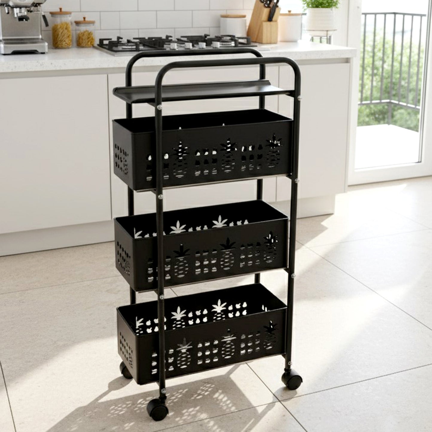 Slim Rolling Storage Cart