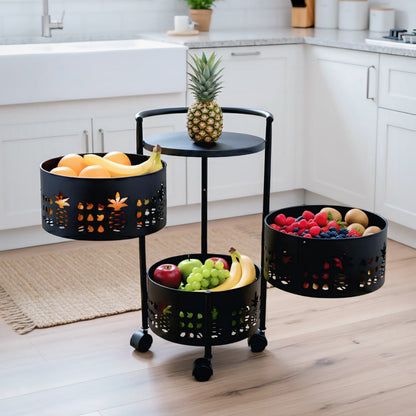 Metal Round Fruit/Vegetable Basket