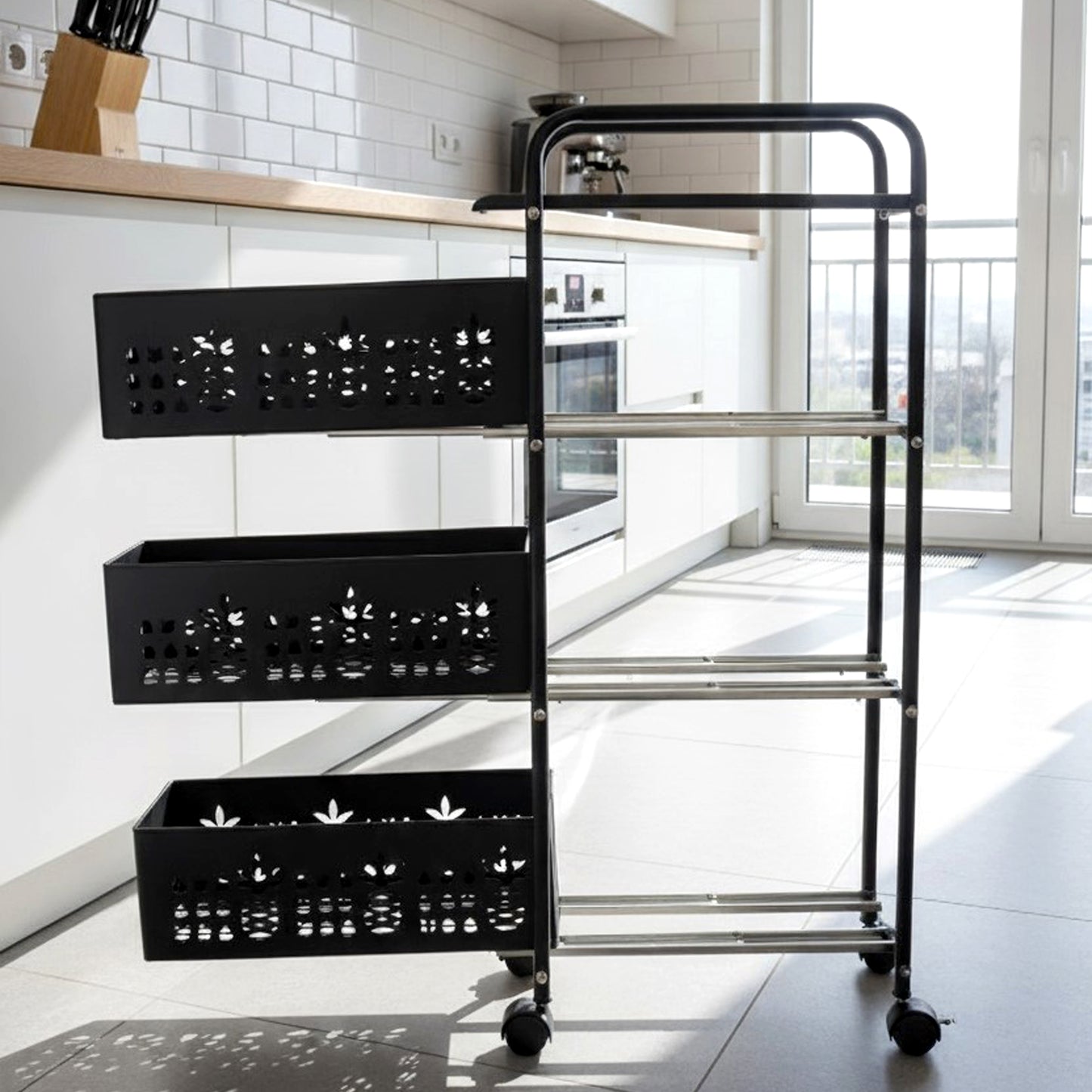 Slim Rolling Storage Cart