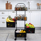 Metal Square Fruit/Vegetable Basket