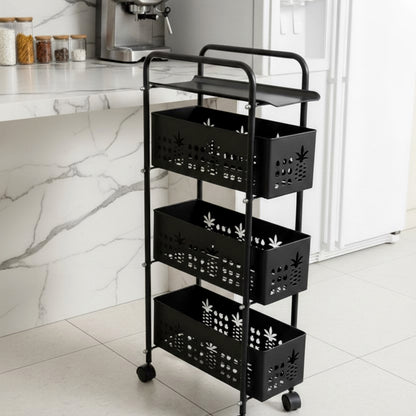 Slim Rolling Storage Cart